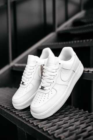 Af1 all white store low