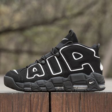 Кросівки Nike Air More Uptempo Black (Чорний), Чорний, 41