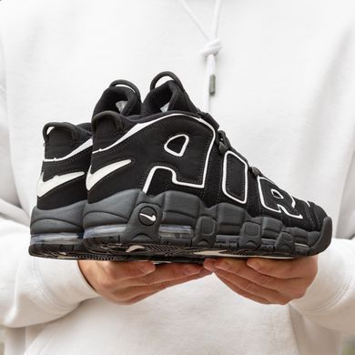 Кросівки Nike Air More Uptempo Black (Чорний), Чорний, 41