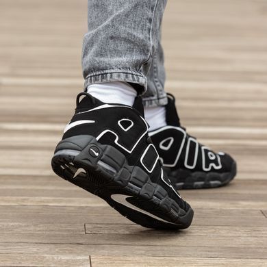Кросівки Nike Air More Uptempo Black (Чорний), Чорний, 41