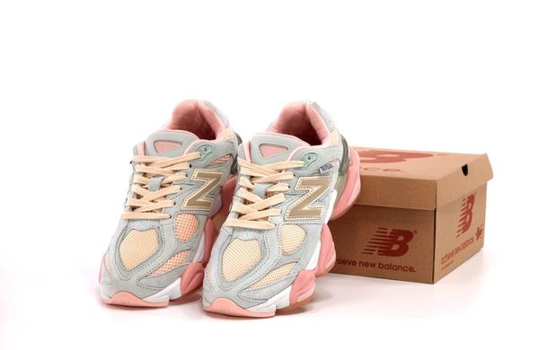 Кросівки New Balance 9060 Pink/Gray (Рожевий), Комбінований, 36