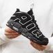 Кросівки Nike Air More Uptempo Black (Чорний), Чорний, 41