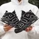 Кросівки Nike Air More Uptempo Black (Чорний), Чорний, 41
