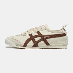 Кросівки Onitsuka Tiger Mexico 66 Cream / Mineral Brown, Білий, 36