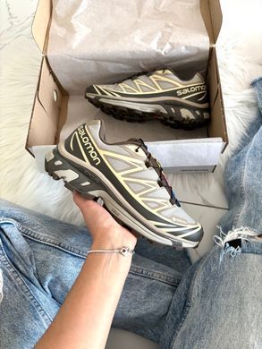 Вологостійкі кросівки Salomon XT-6 Vintage Khaki Gore-Tex, Сірий, 40