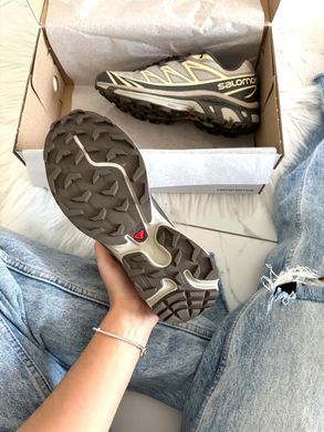 Вологостійкі кросівки Salomon XT-6 Vintage Khaki Gore-Tex, Сірий, 40