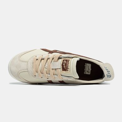 Кросівки Onitsuka Tiger Mexico 66 Cream / Mineral Brown, Білий, 36