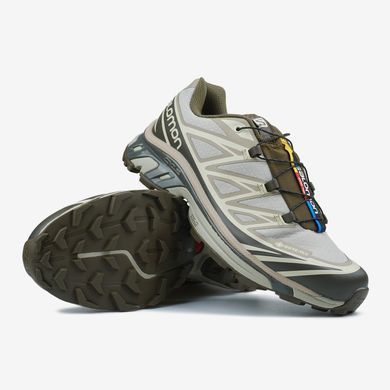 Вологостійкі кросівки Salomon XT-6 Vintage Khaki Gore-Tex, Сірий, 40