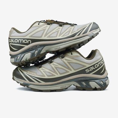 Вологостійкі кросівки Salomon XT-6 Vintage Khaki Gore-Tex, Сірий, 40
