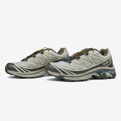 Вологостійкі кросівки Salomon XT-6 Vintage Khaki Gore-Tex, Сірий, 40