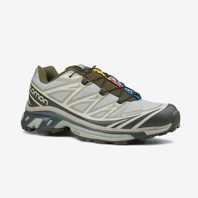 Вологостійкі кросівки Salomon XT-6 Vintage Khaki Gore-Tex, Сірий, 40