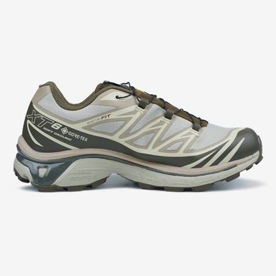 Вологостійкі кросівки Salomon XT-6 Vintage Khaki Gore-Tex, Сірий, 40