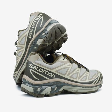 Вологостійкі кросівки Salomon XT-6 Vintage Khaki Gore-Tex, Сірий, 40