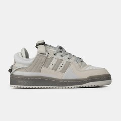 Кросівки Bad Bunny x Adidas Forum Low Grey , Сірий, 36