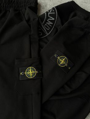 Чоловічий спортивний костюм STONE ISLAND Чорний , Чорний, S