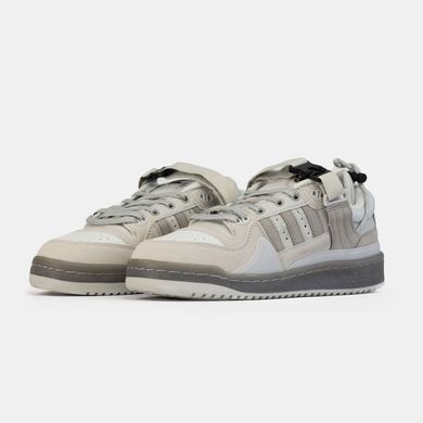 Кросівки Bad Bunny x Adidas Forum Low Grey , Сірий, 36