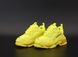 Жіночі кросівки Balenciaga Triple S, жовті, Жовтий, 41