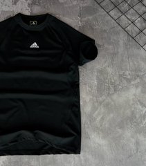 Спортивна компресійна футболка ADIDAS (Чорний), Чорний, S