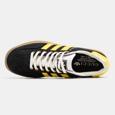 Кросівки Adidas Gazelle x Gucci  ‘Black GG Monogram’ (Чорний), Чорний, 36