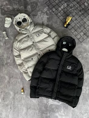 Зимова куртка C.P. Company з лінзами Black❄️(Чорний), Чорний, S