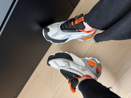 Кросівки Adidas Edge Runner White Black Orange, Комбінований, 36