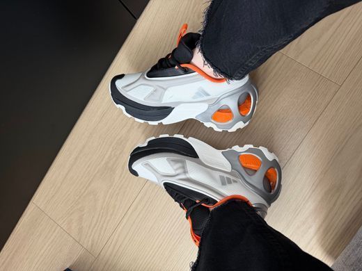 Кросівки Adidas Edge Runner White Black Orange, Комбінований, 36