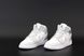 Кросівки Nike Air Jordan 1 High Grey (Сірий), Білий, 36