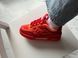 Кросівки Louis Vuitton Skate Sneaker Red Mix Orange Cowhide, Червоний, 37