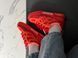 Кросівки Louis Vuitton Skate Sneaker Red Mix Orange Cowhide, Червоний, 37