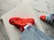 Кросівки Louis Vuitton Skate Sneaker Red Mix Orange Cowhide, Червоний, 37