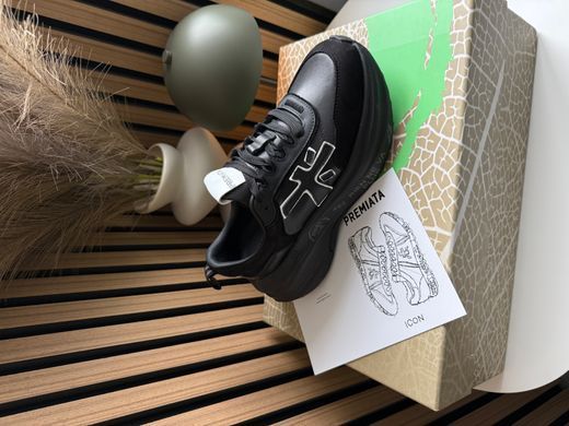 Кросівки Premiata HILL PREMIUM Black, Чорний, 36