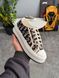 Кросівки Dior B23 Platform Beige Blue, Чорно-білий, 36
