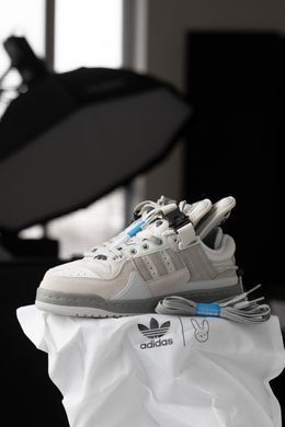 Кросівки Bad Bunny x Adidas Forum Low Grey , Сірий, 36