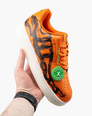 Кросівки Nike Air Force 1 Skeleton Orange (Помаранчевий), 40