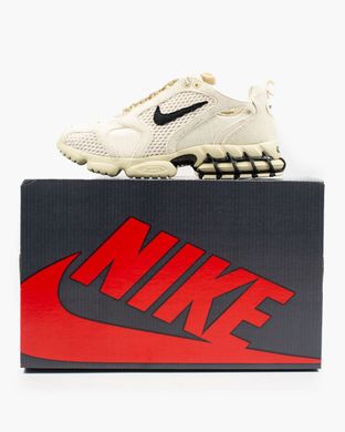 Кросівки Nike x Stussy Air Zoom Fossil (Бежевий), Бежевий, 36