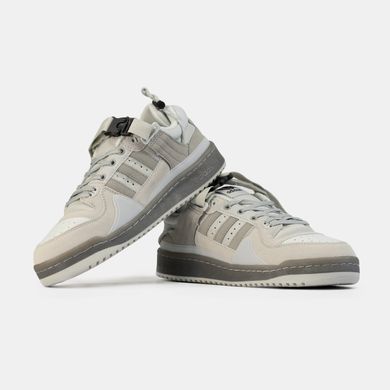 Кросівки Bad Bunny x Adidas Forum Low Grey , Сірий, 36