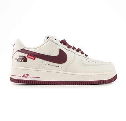 Кросівки Nike Air Force 1 Low - Supreme X North Face, Білий, 36