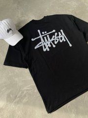 Футболка Stussy black , Чорний, S