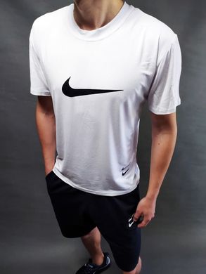 Чоловічий костюм для літа Nike, чорно-білий, Чорно-білий, M