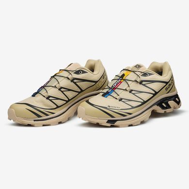 Вологостійкі кросівки Salomon XT-6 Beige Gore-Tex, Бежевий, 40