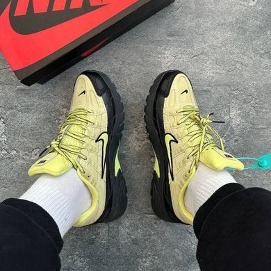 Кросівки Nike P-6000 PRM Limelight/Dark Smoke Grey, Жовтий, 41