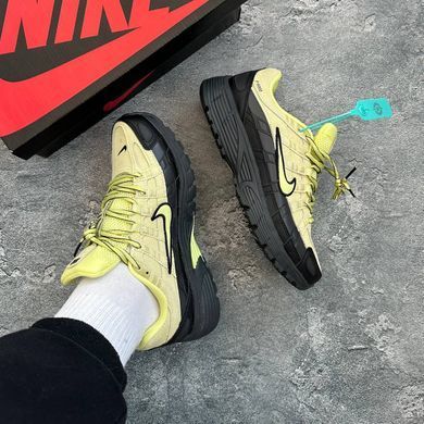 Кросівки Nike P-6000 PRM Limelight/Dark Smoke Grey, Жовтий, 41