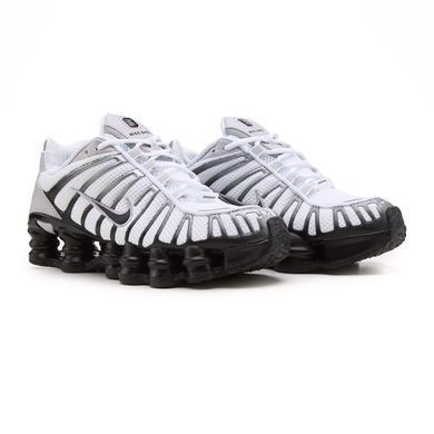 Кросівки Nike Shox TL Black White, Чорно-білий, 36