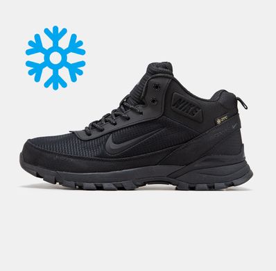 Зимові кросівки Nike Rivah Gore-Tex Хутро ❄️ Black , Чорний, 41