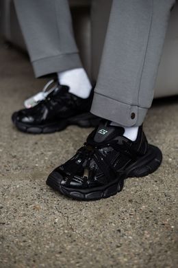 Кросівки Balenciaga 3XL Extreme Lace Sneakers Black, Чорний, 36