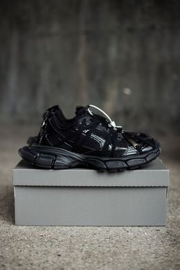 Кросівки Balenciaga 3XL Extreme Lace Sneakers Black, Чорний, 36