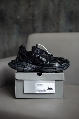 Кросівки Balenciaga 3XL Extreme Lace Sneakers Black, Чорний, 36