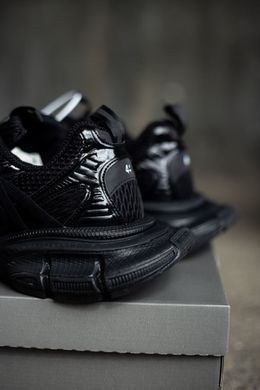 Кросівки Balenciaga 3XL Extreme Lace Sneakers Black, Чорний, 36