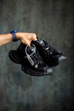 Кросівки Balenciaga 3XL Extreme Lace Sneakers Black, Чорний, 36