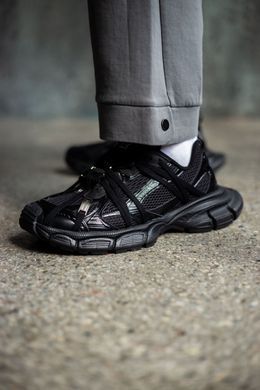 Кросівки Balenciaga 3XL Extreme Lace Sneakers Black, Чорний, 36